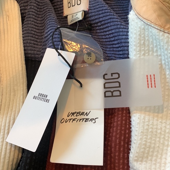 urban outfitters multi color corduroy cropped jacket - Picture 5 of 5